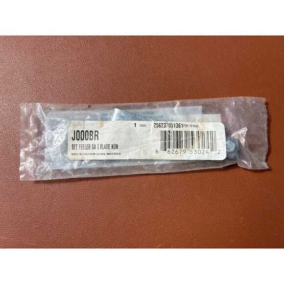 Stanley Proto J000BR 6 Blade Non-Magnetic Brass Feeler Gauge Set - Picture 2 of 3